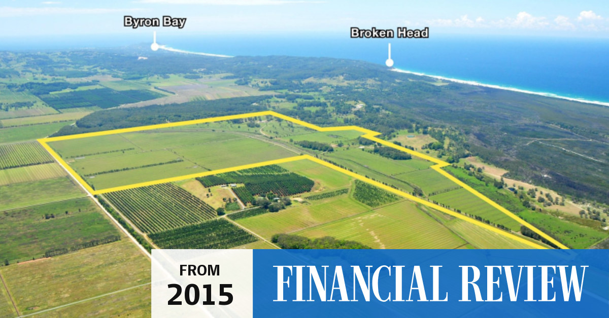 Byron Bay lifestyle blocks near Pat Rafter's rural retreat up for sale